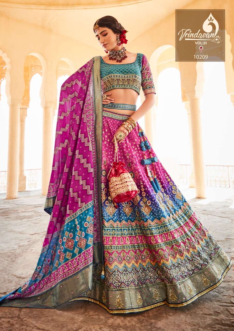 vrindavan vol 31 by royal silk festival wear lehenga catalogue