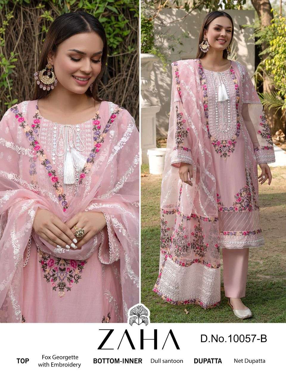zaha zainab chottani 10057 design colors pakistani dress at single 