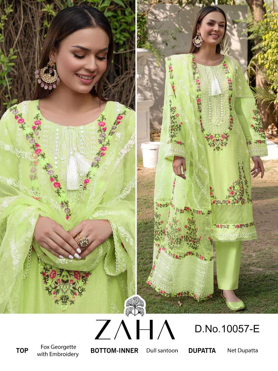 zaha zainab chottani 10057 design colors pakistani dress at single 