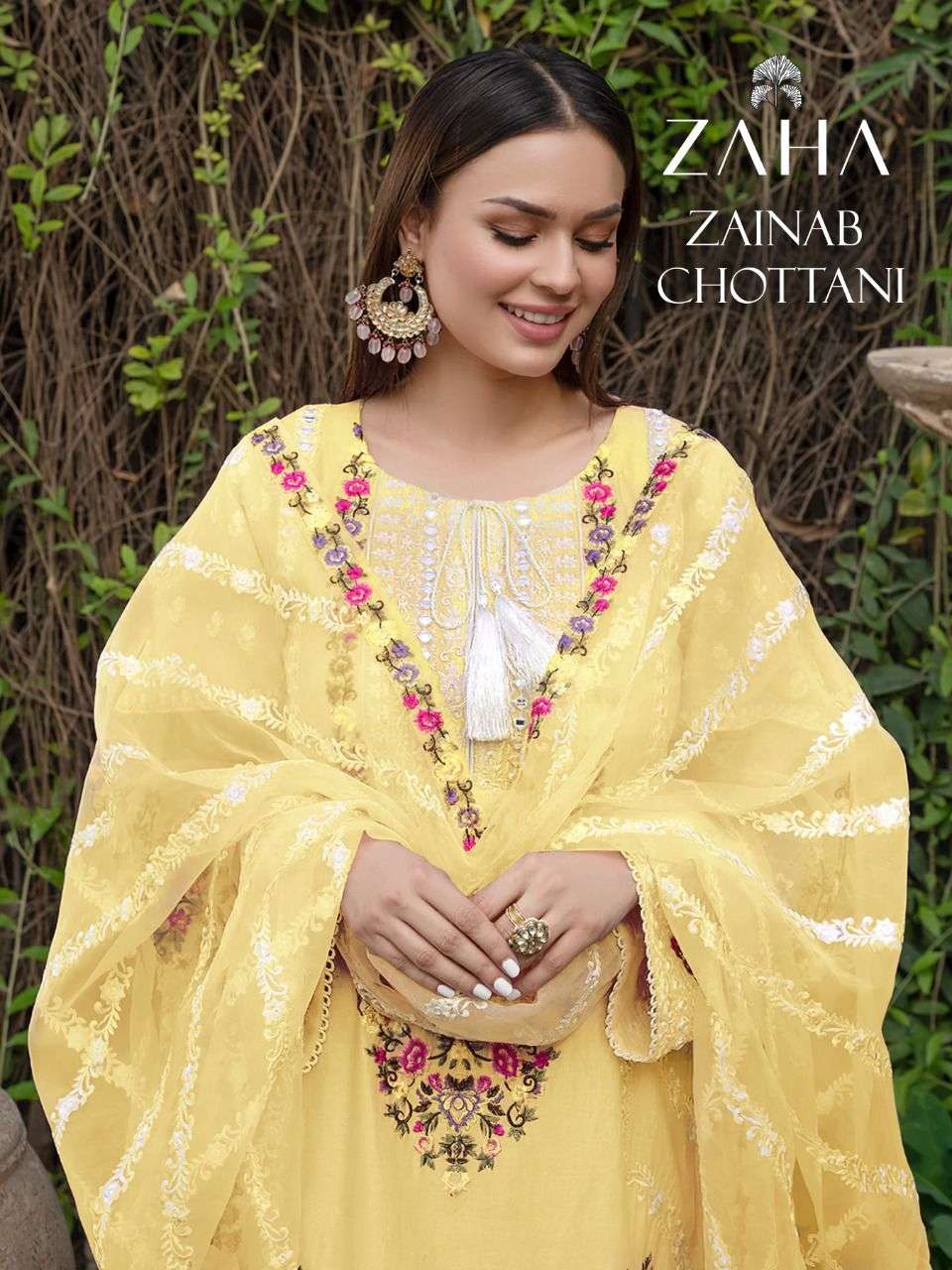 zaha zainab chottani 10057 design colors pakistani dress at single 