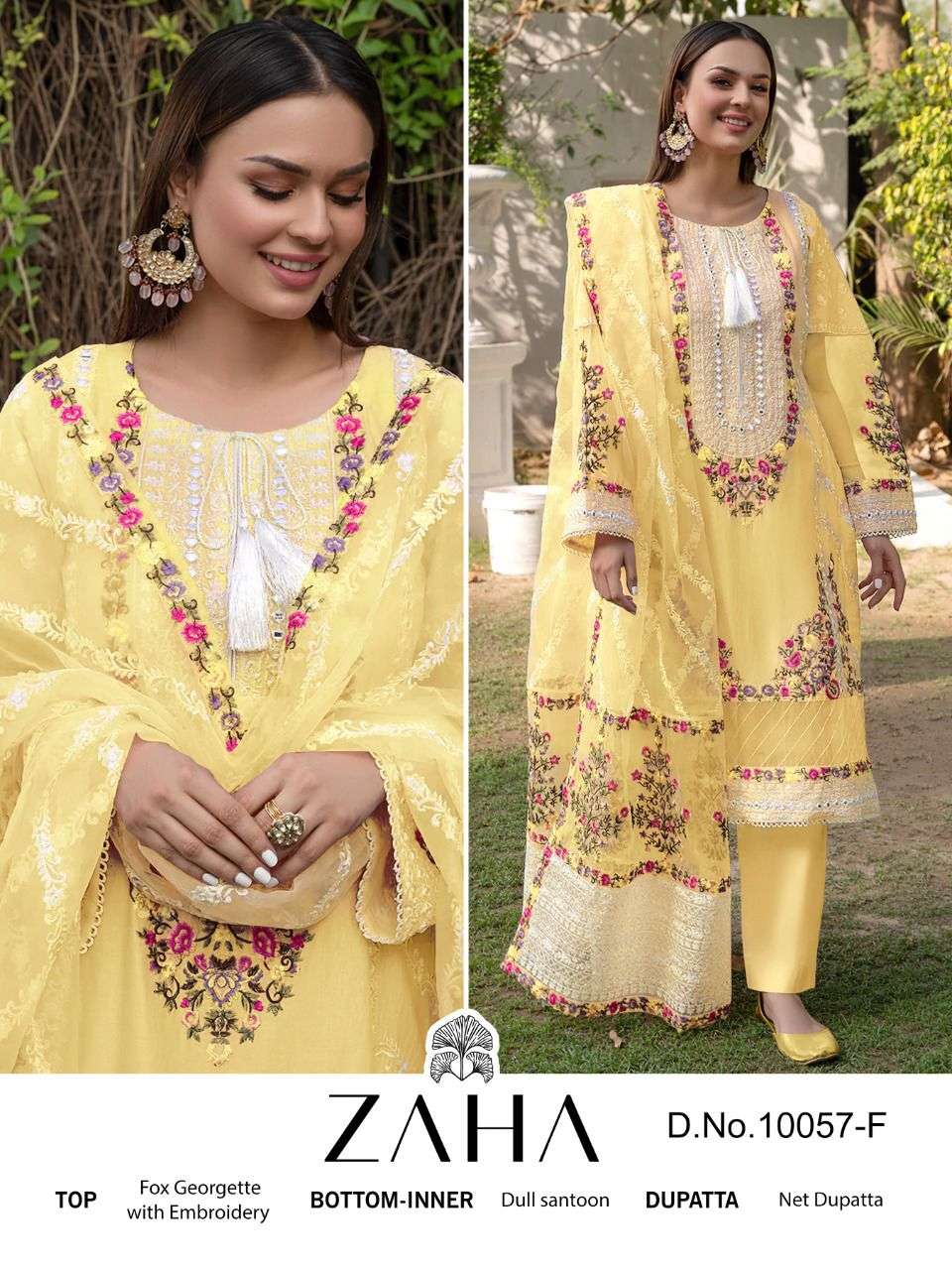 zaha zainab chottani 10057 design colors pakistani dress at single 