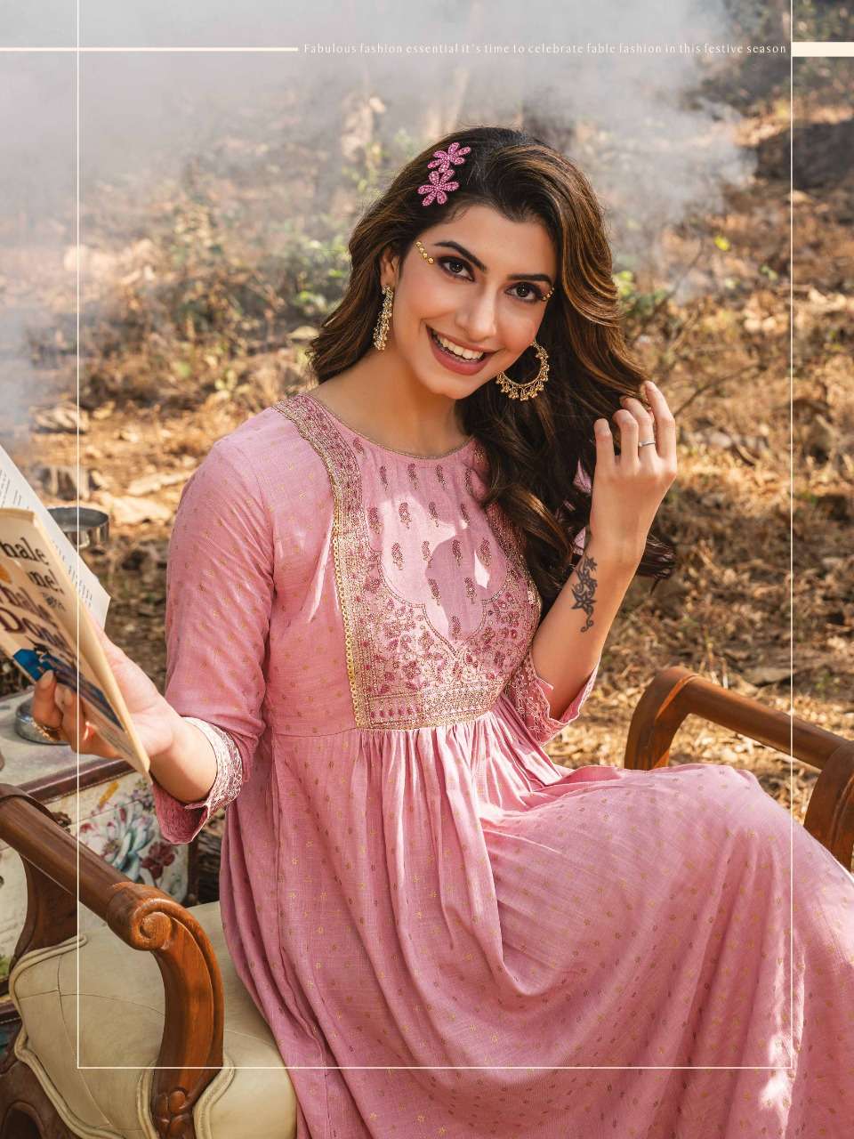 HERITAGE SAANJH VOL-3 RAYON & RAYON SLUB KURTI CATALOG WHOLESALER BEST RATE