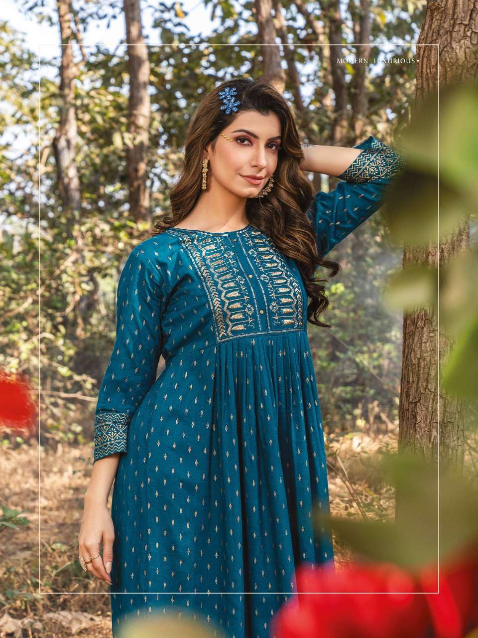 HERITAGE SAANJH VOL-3 RAYON & RAYON SLUB KURTI CATALOG WHOLESALER BEST RATE