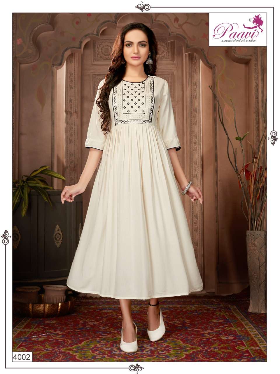 PAAVI FALAK Vol:-4 Plain Rayon LIVA TAG APPROVED KURTI CATALOG WHOLESALER BEST RATE