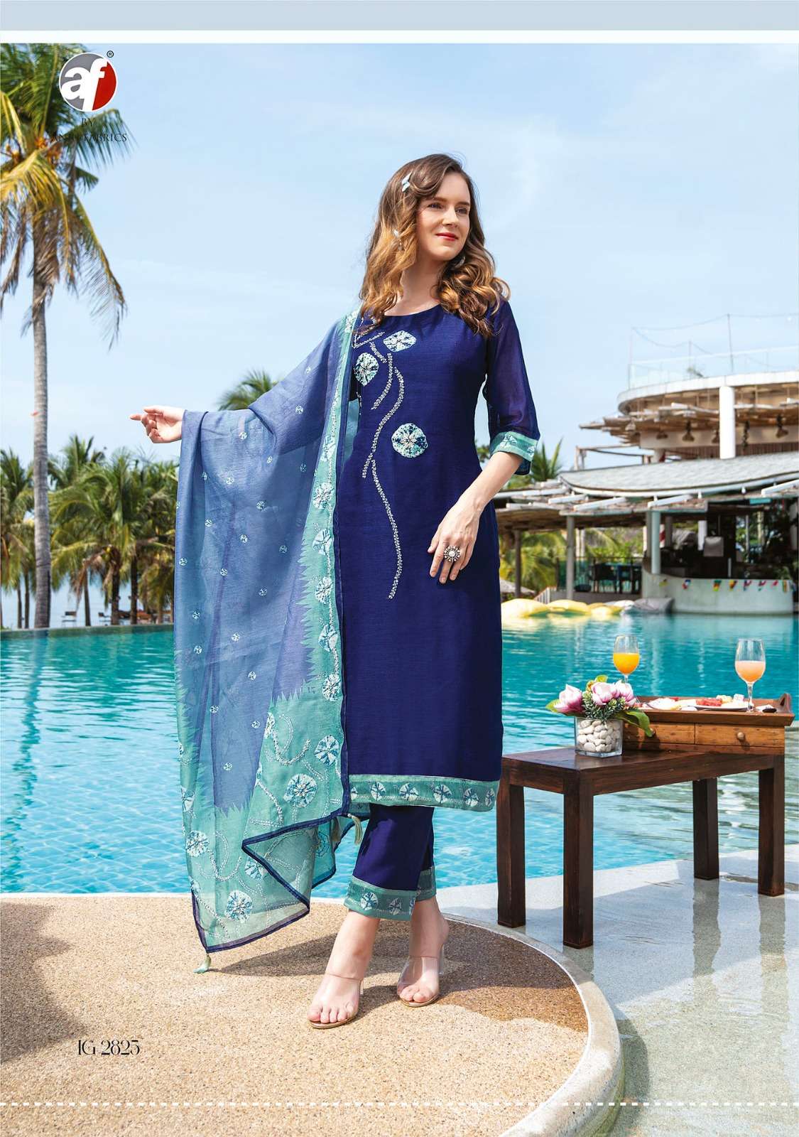 instagirl vol 4 by anju fab readymade silk party wear 3 piece set