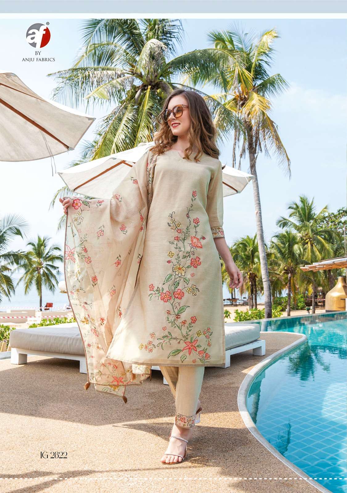 instagirl vol 4 by anju fab readymade silk party wear 3 piece set