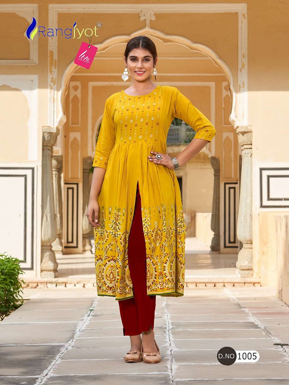 UNDEKHI VOL 1 BY 4 SHADES LAUNCHING CENTRE CUT STYLE KURTI COLLECTION AT  MANUFACTURER RATE BY ASHIRWAD ONLINE AGENCY - Ashirwad Agency