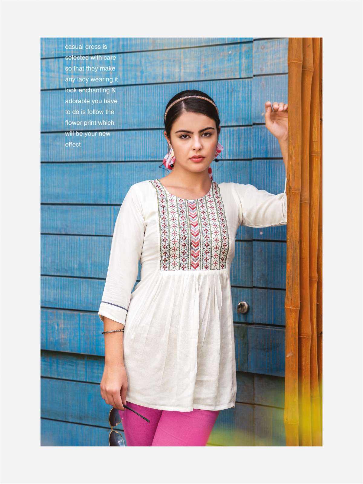 HERITAGE NEW KAJREE VOL-4 RAYON & RAYON SLUB SHORT TOP CATALOG WHOLESALER BEST RATE