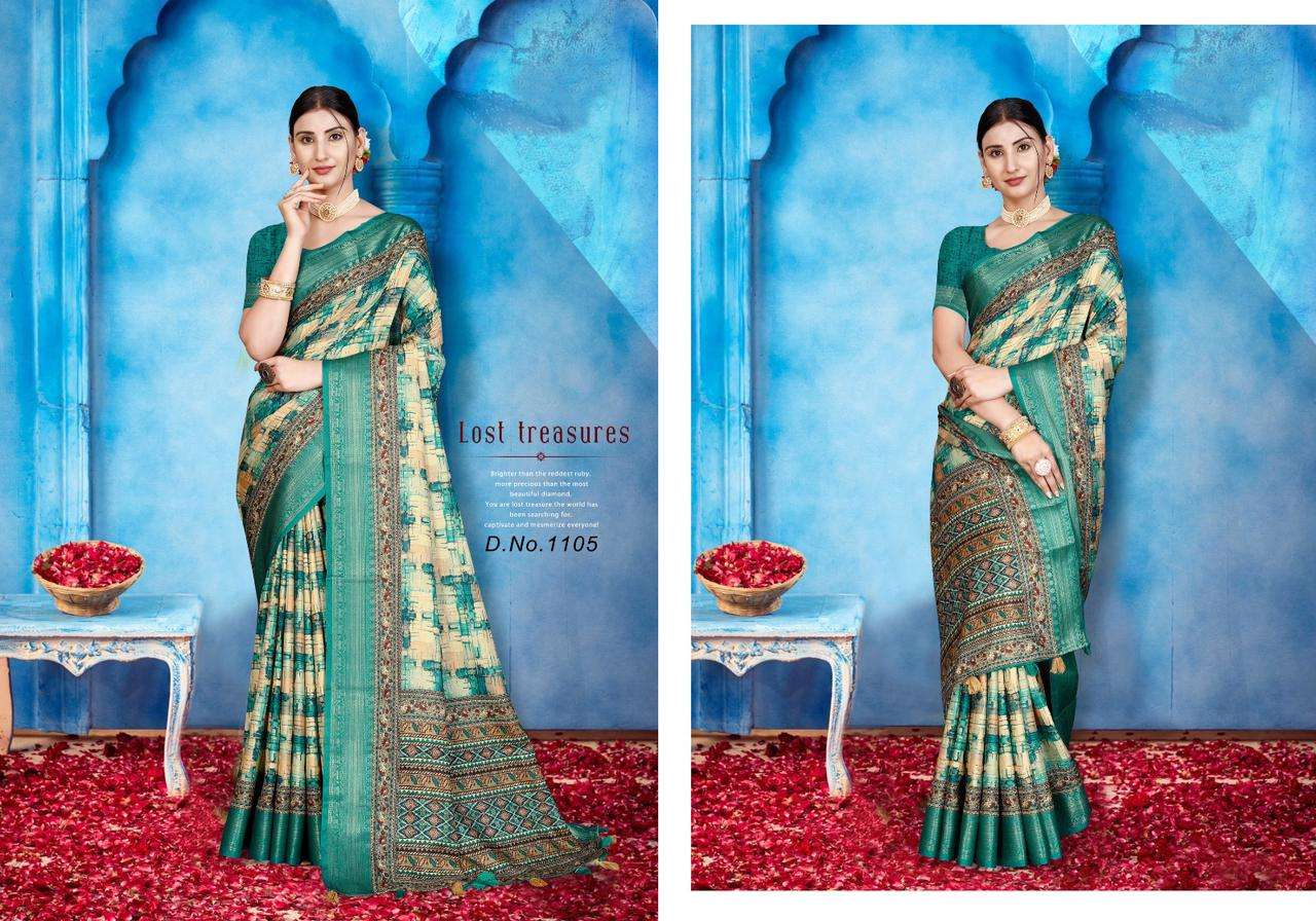 mintorsi heritage digital vol 11 adorable printed saree collection 
