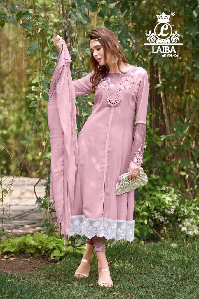 laiba am vol 157 new color designer kalidaar readymade pakistani salwar kameez 