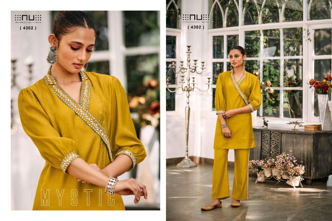 nu vol 43 cord set fashion trendy readymade fancy tunics with matching pants collection 