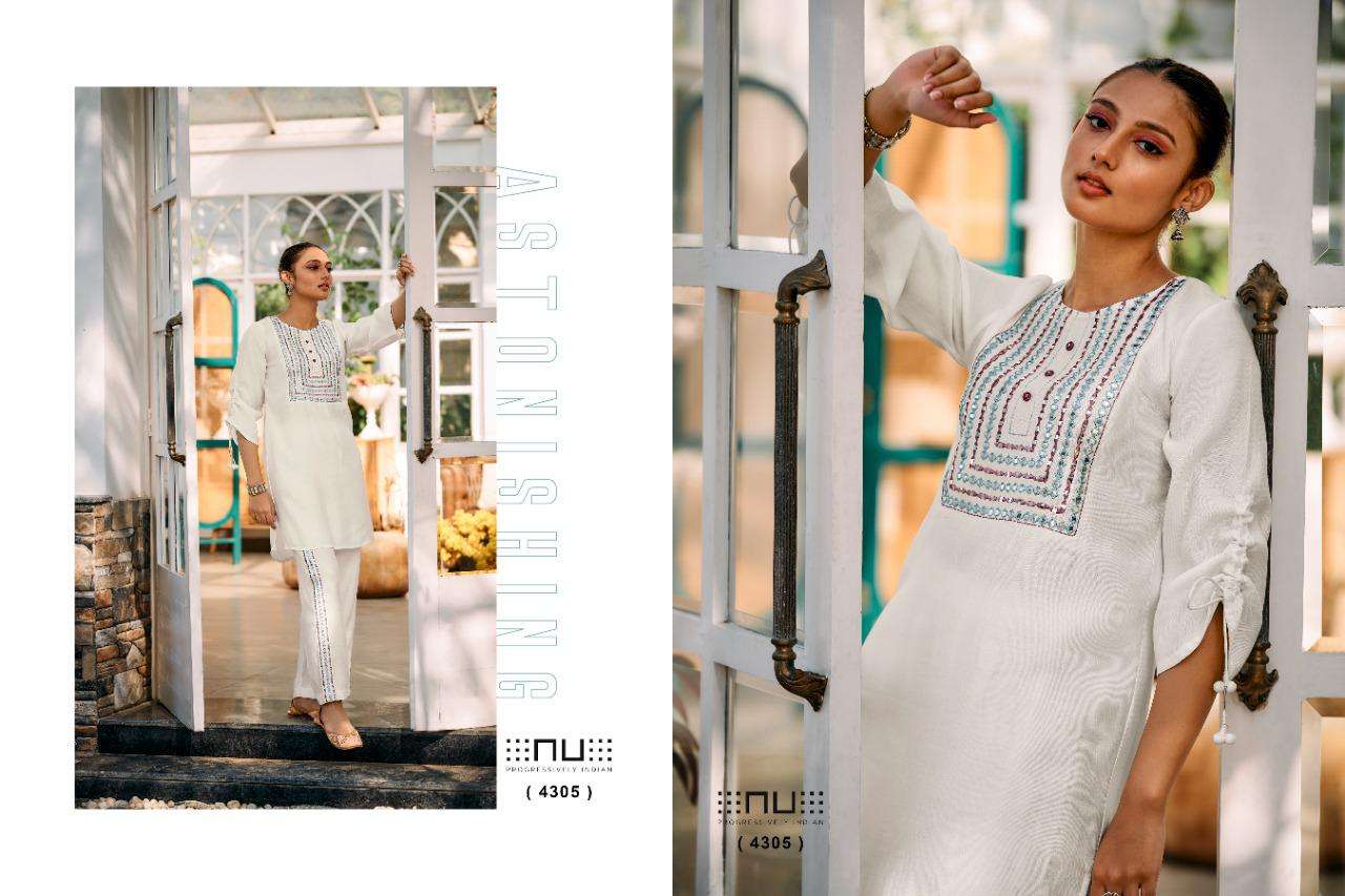 nu vol 43 cord set fashion trendy readymade fancy tunics with matching pants collection 
