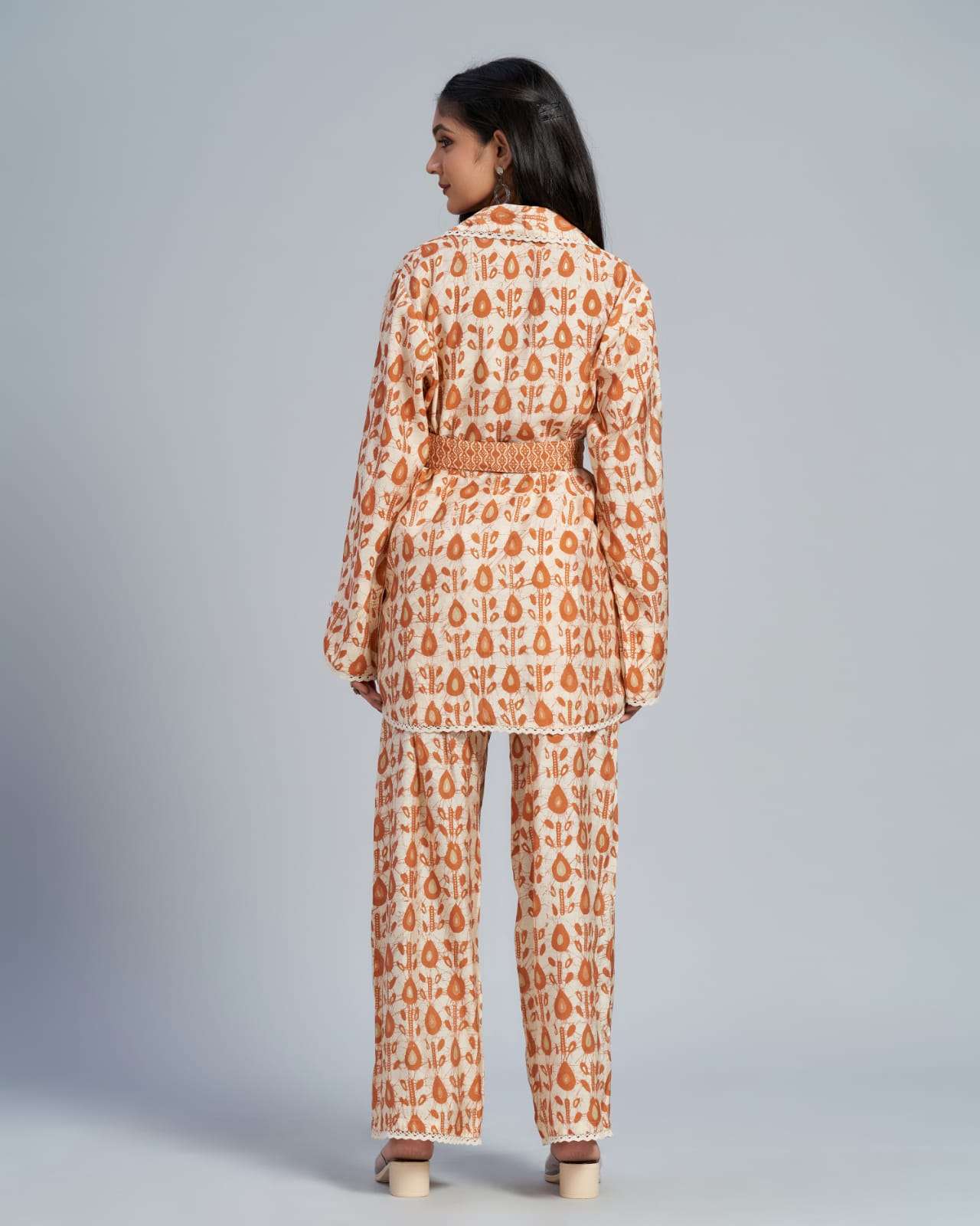 pr cord set fancy formal wear short tunic with pant 