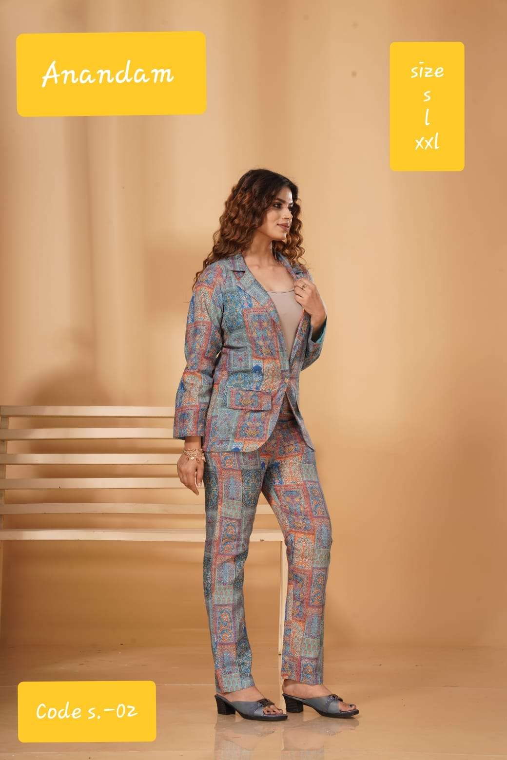 anandam 1-8 designs fancy trendy cord set amazing stitch tunic with pant collection 