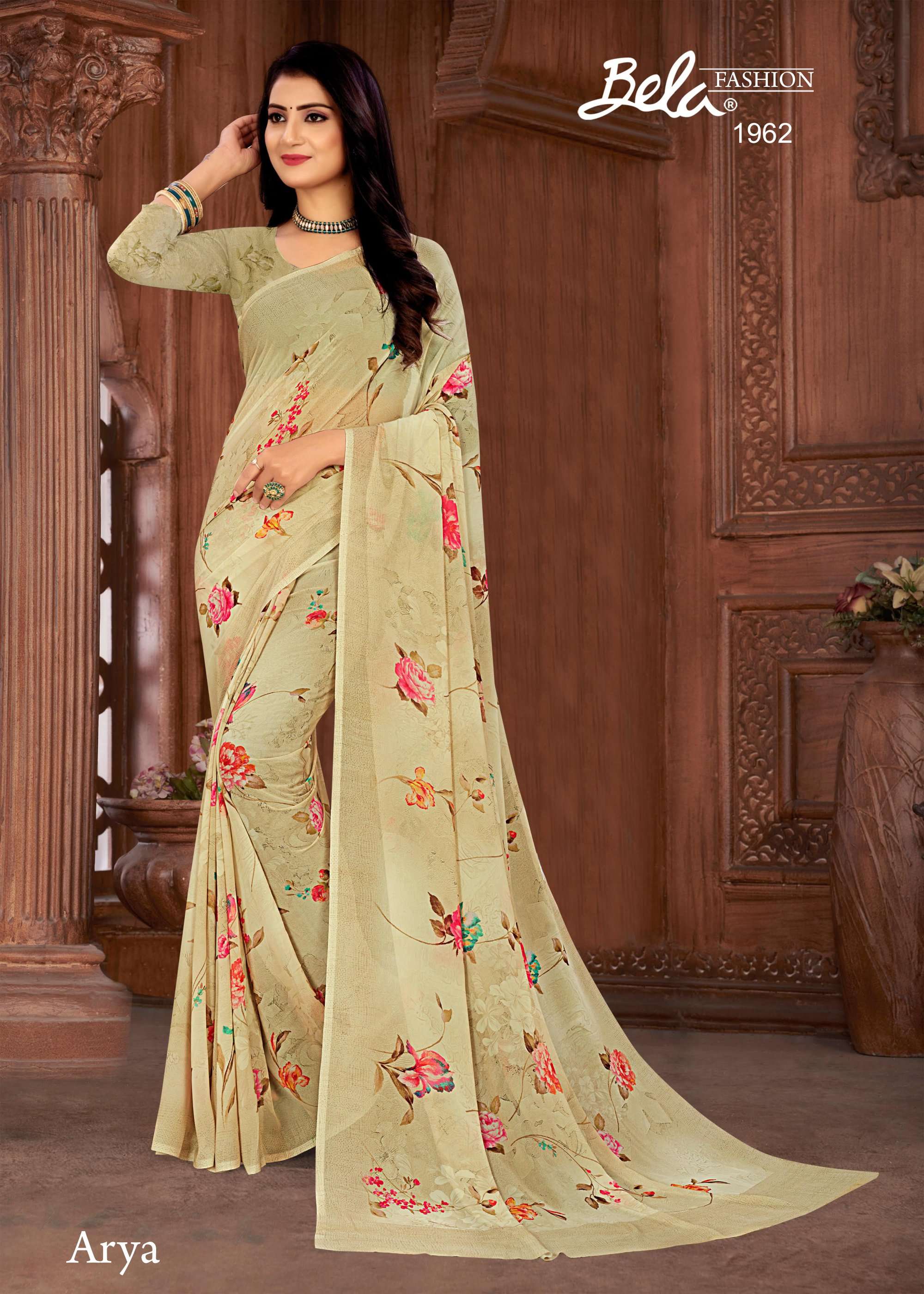 bela fashion arya 1962-1970 series fabulous digital print weightless sarees catalogue 