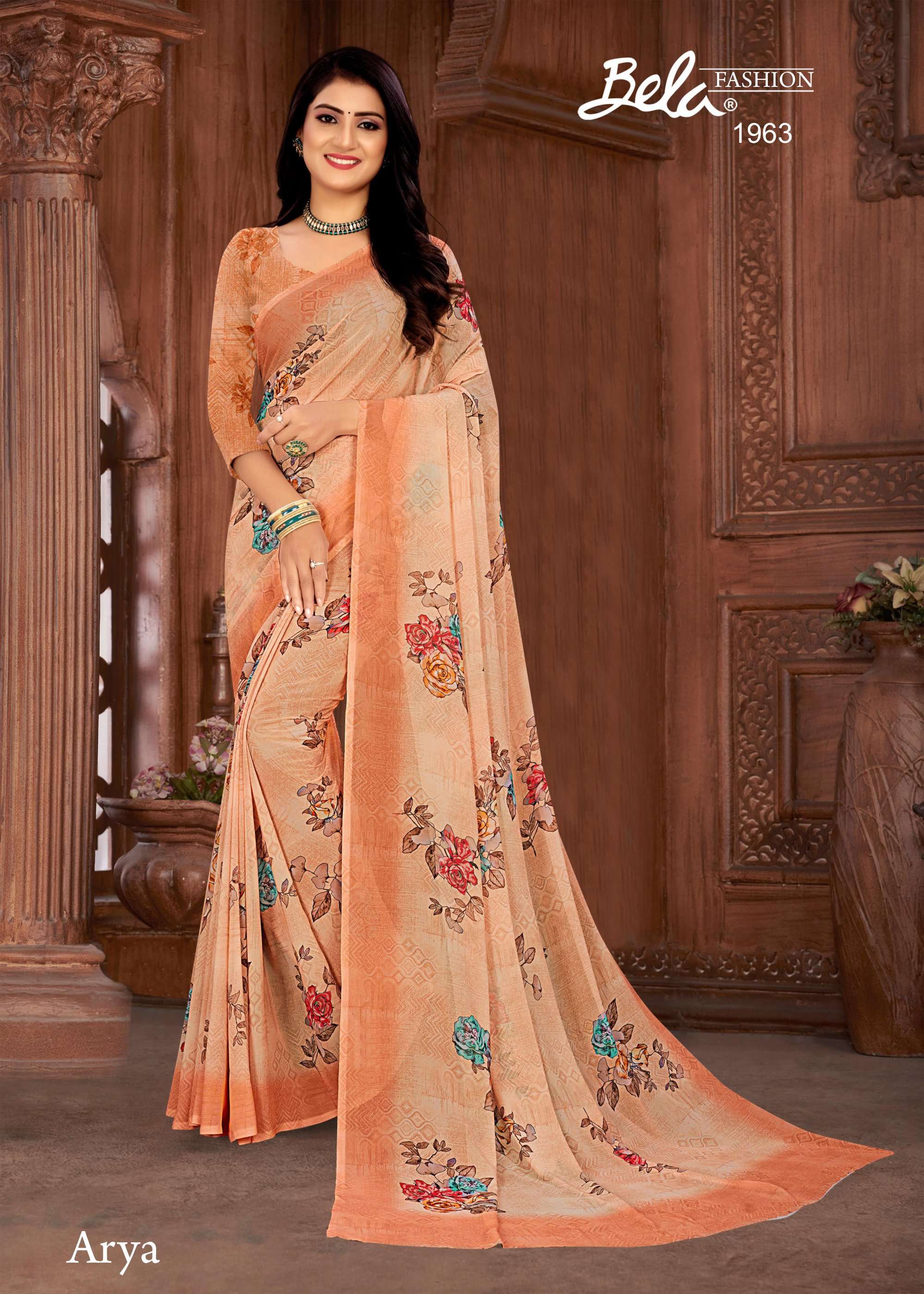 bela fashion arya 1962-1970 series fabulous digital print weightless sarees catalogue 
