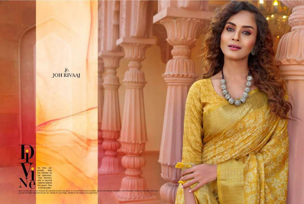 joh rivaaj jaimathi vol 510 51001-51009 series amazing fancy sarees catalogue