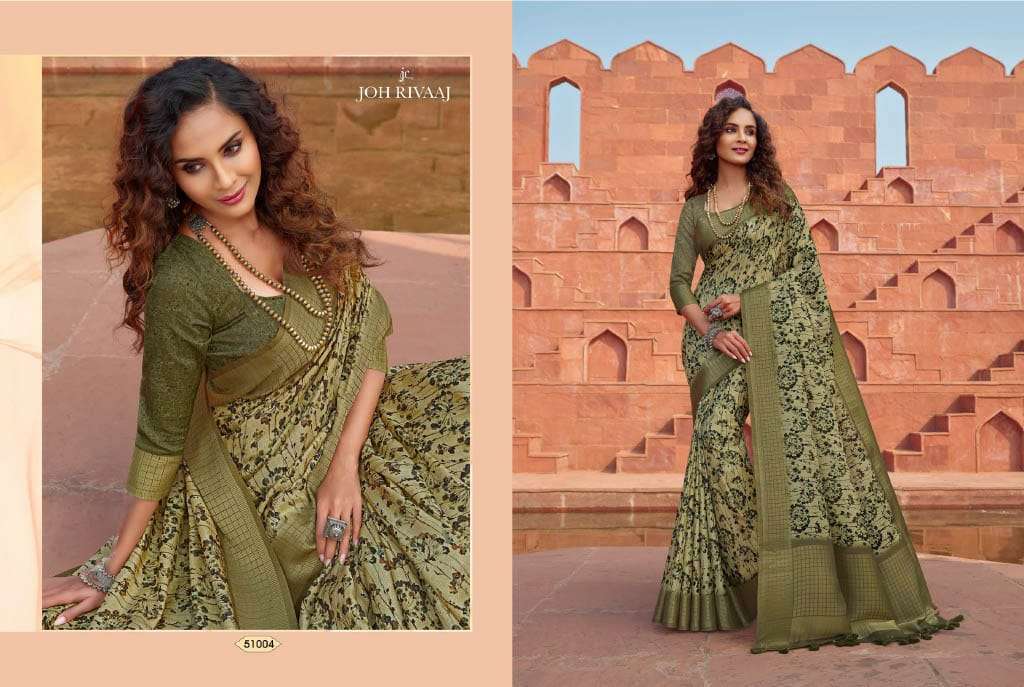 joh rivaaj jaimathi vol 510 51001-51009 series amazing fancy sarees catalogue