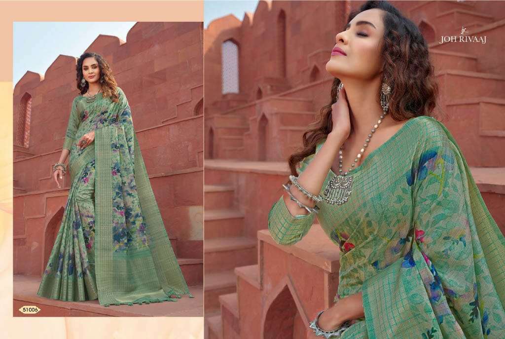 joh rivaaj jaimathi vol 510 51001-51009 series amazing fancy sarees catalogue
