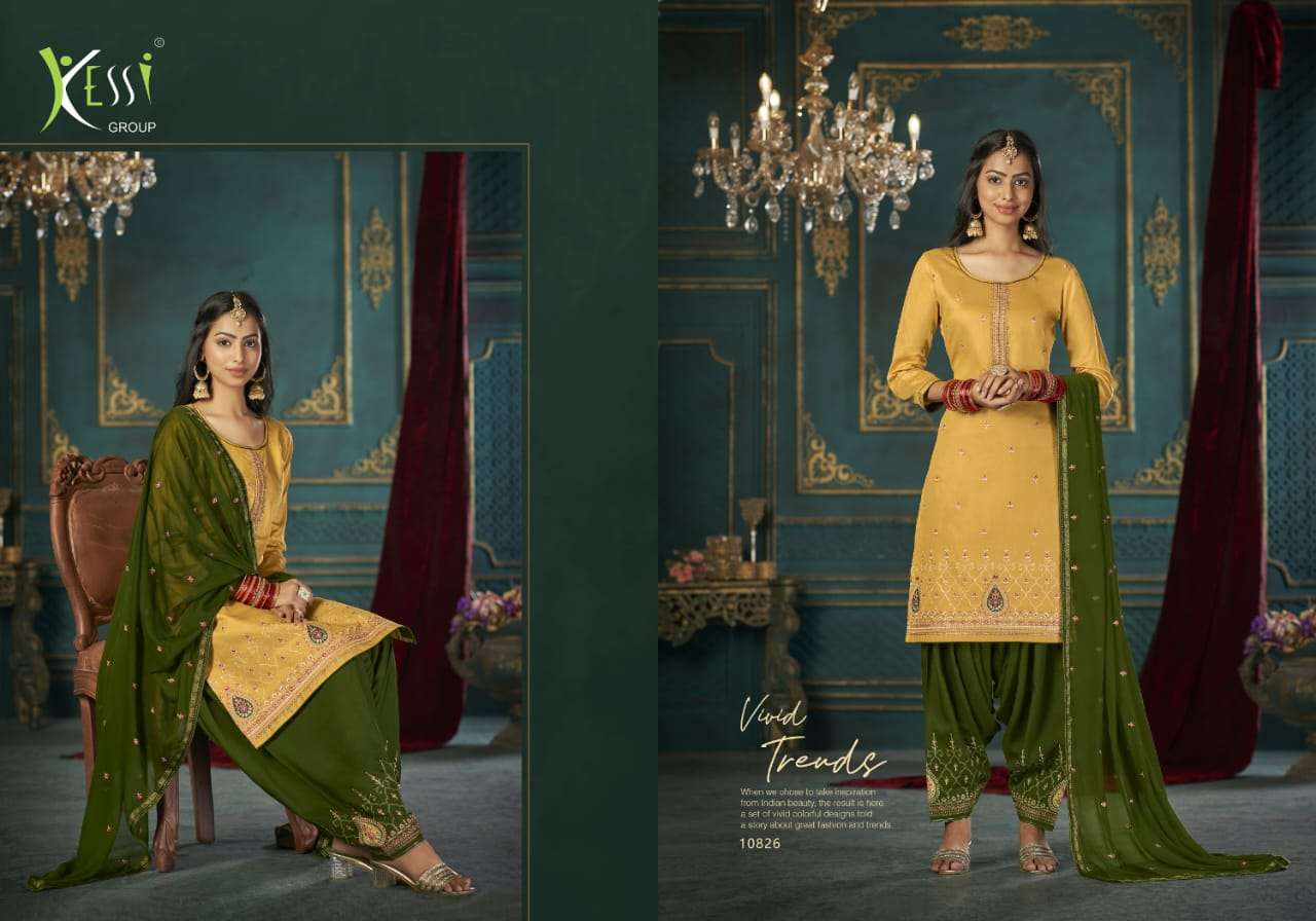 kalarang present laskara by patiala house amazing designer work unstitch salwar kameez catalogue