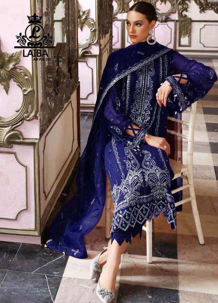 laiba am vol 205 beautiful colors designer work readyamade pakistani salwar kameez 