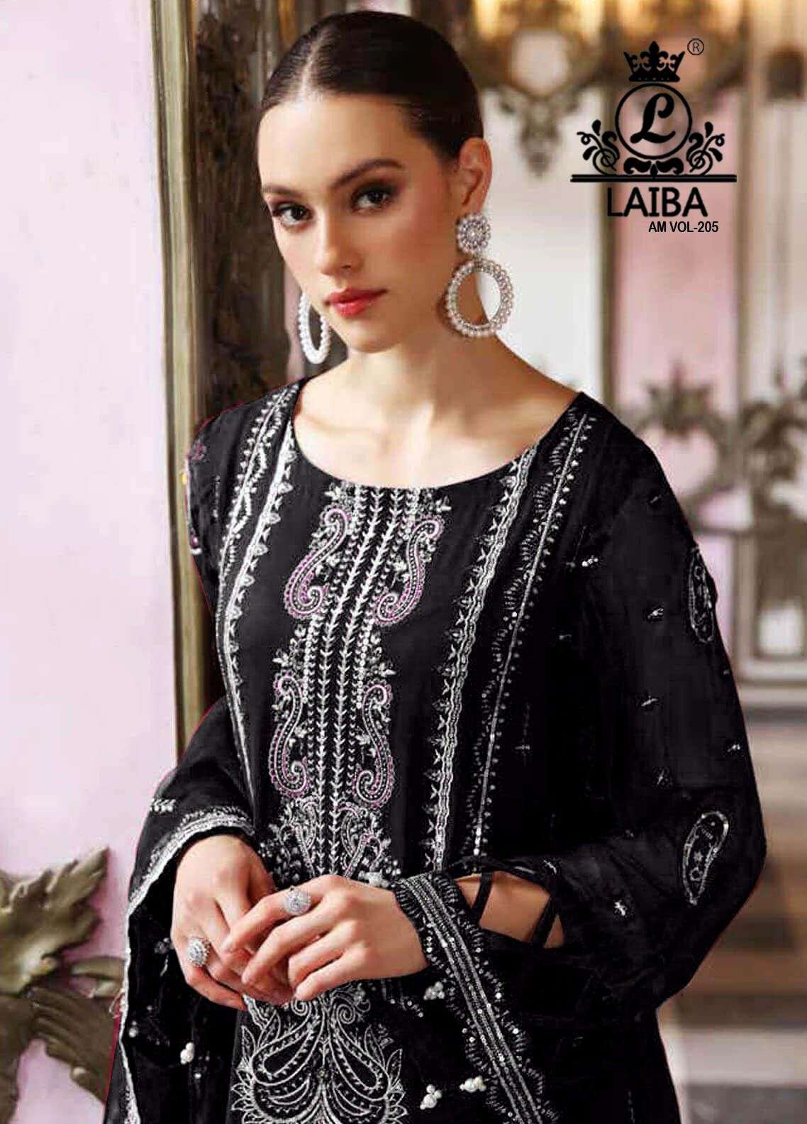 laiba am vol 205 beautiful colors designer work readyamade pakistani salwar kameez 