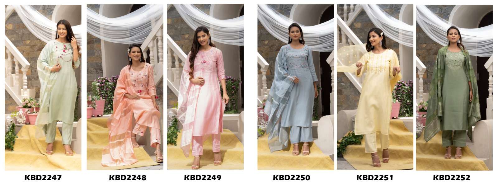 pr disha vol 6 fancy work readymade salwar kameez catalog 
