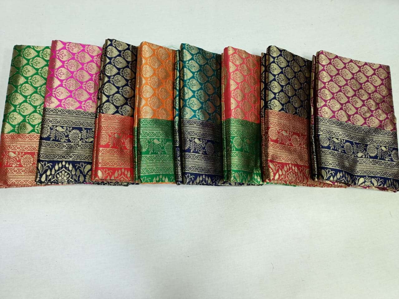 pr kota silk wedding wear color matching sarees with blouse wholesaler 