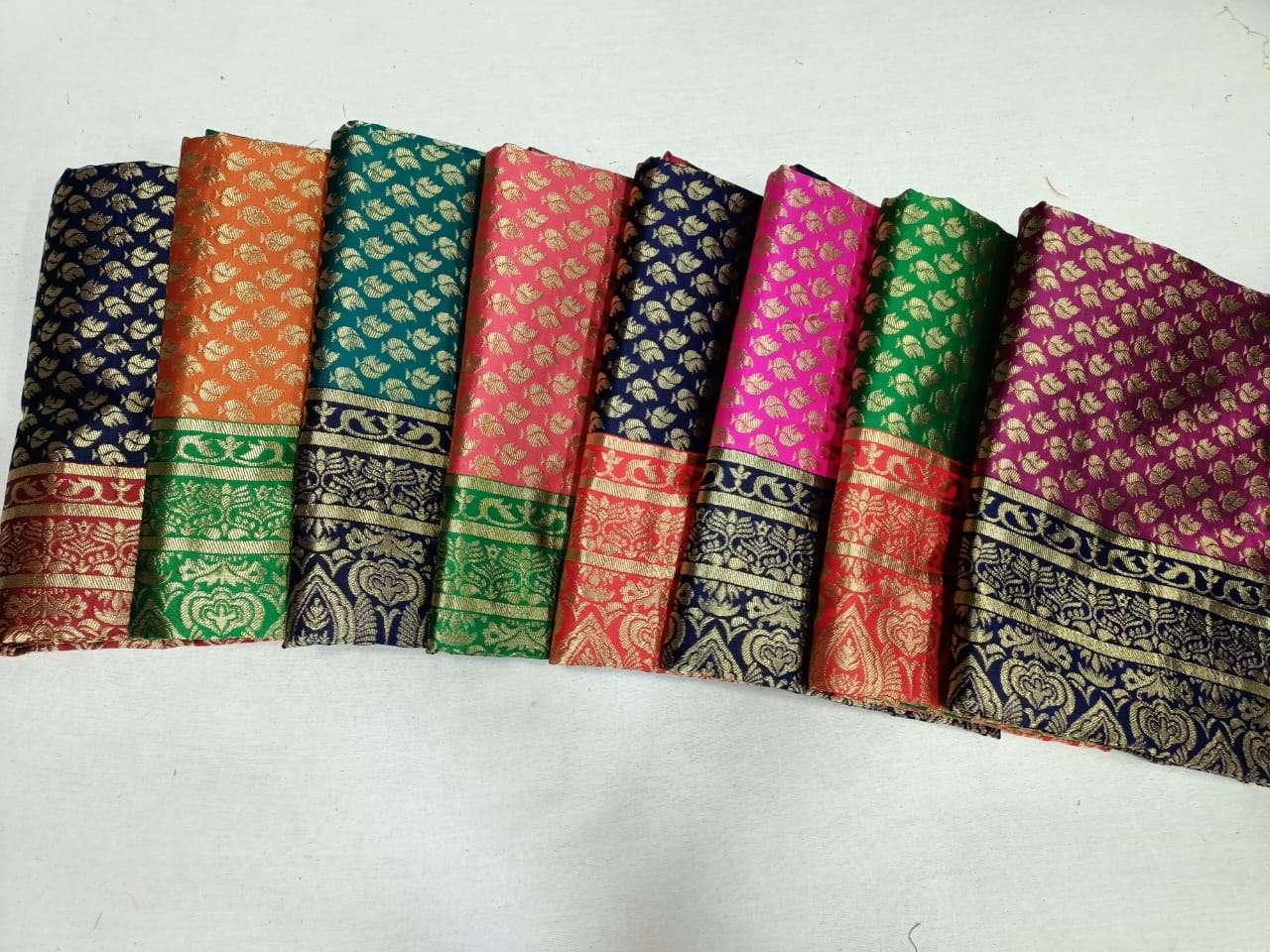 pr kota silk wedding wear color matching sarees with blouse wholesaler 