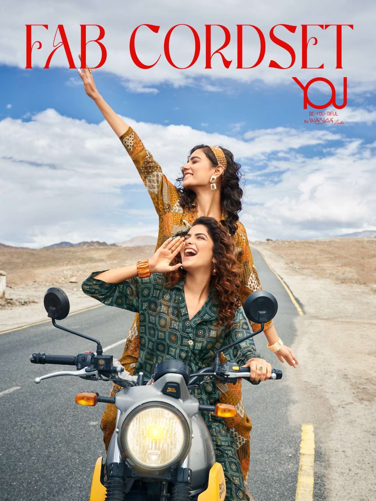 fab cordset by you wanna trending fancy amazing front open designs tunic with pant cord set 