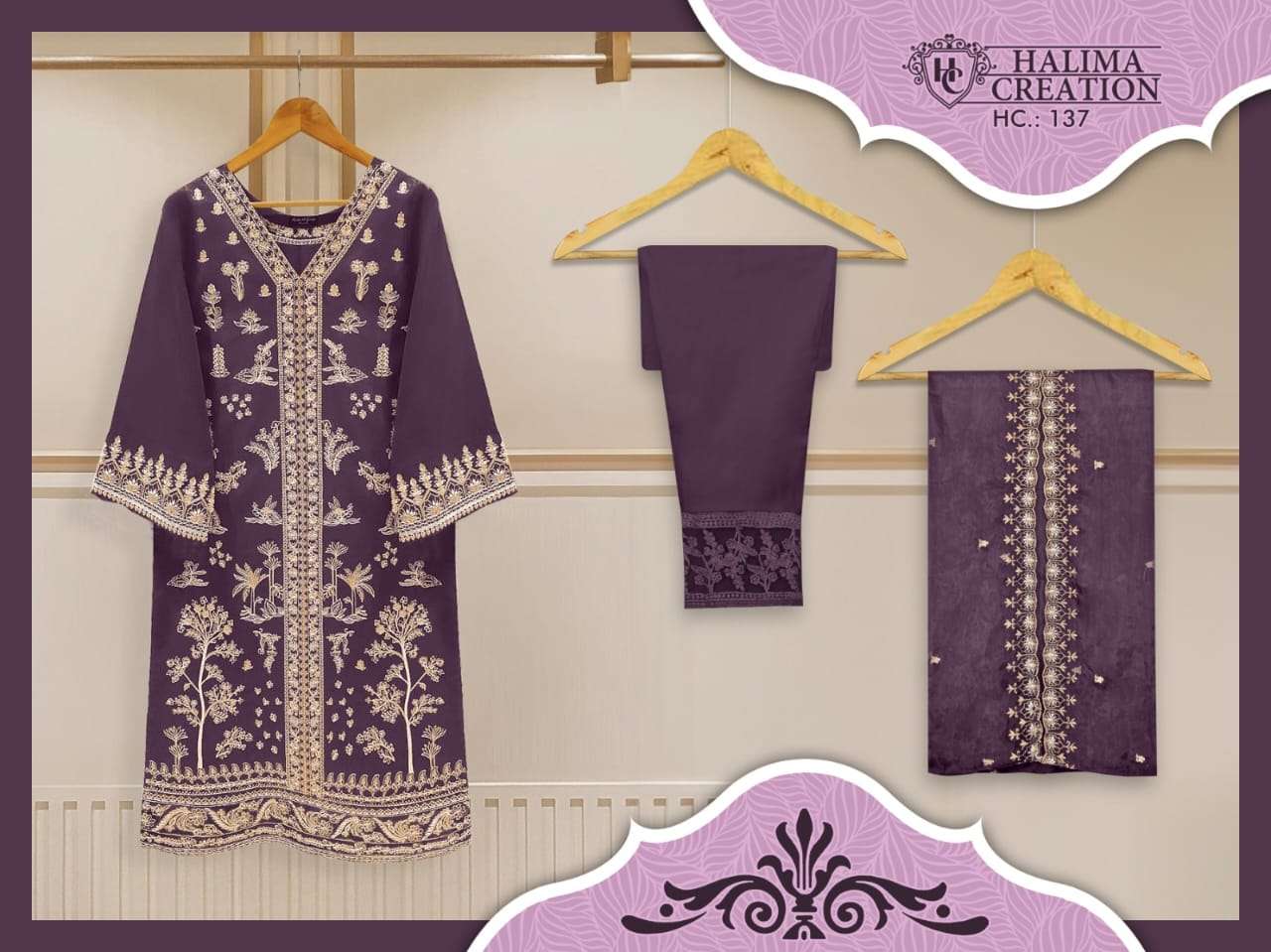 halima creation 137 attractive colors designer readymade pakistani salwar kameez