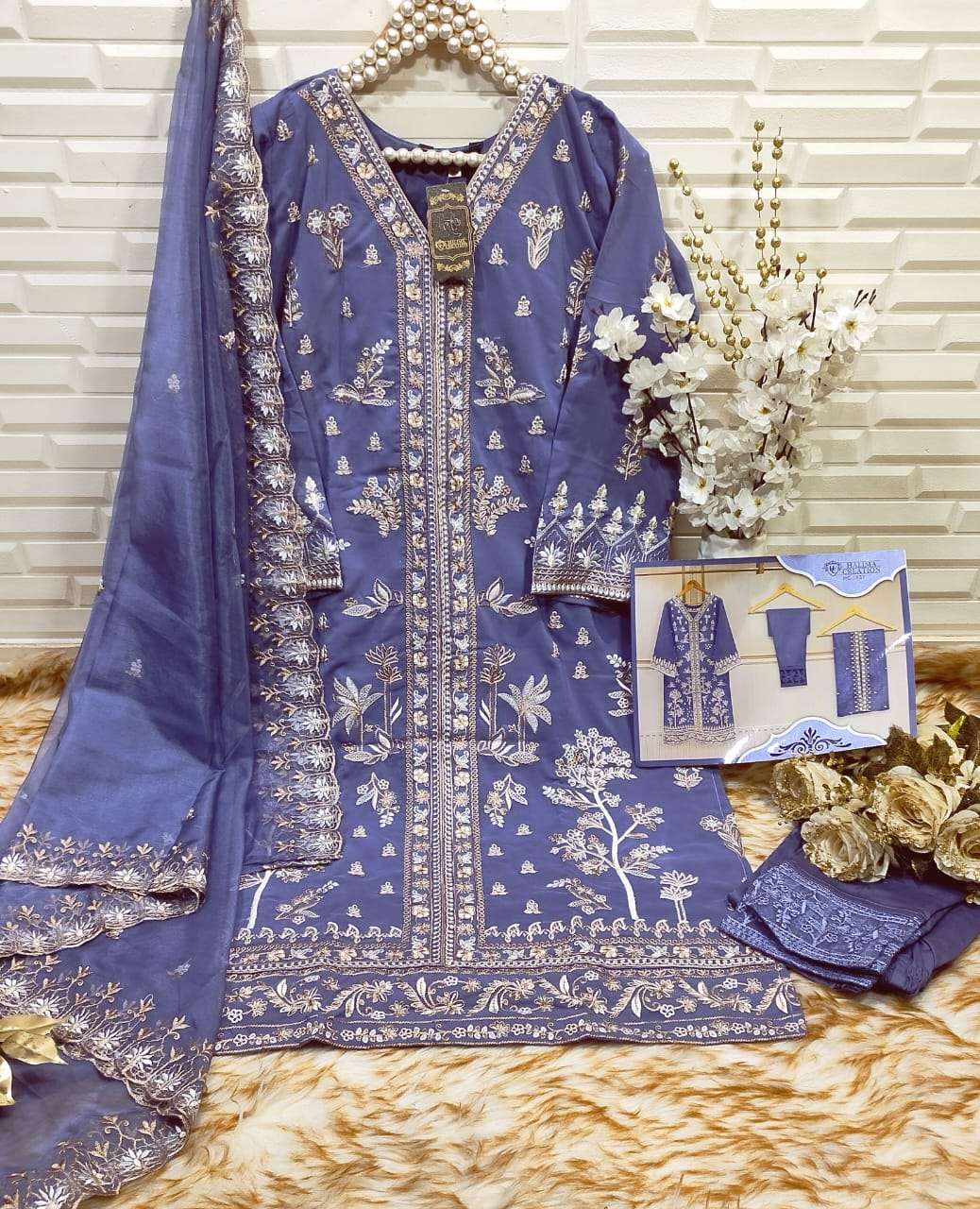 halima creation 137 attractive colors designer readymade pakistani salwar kameez