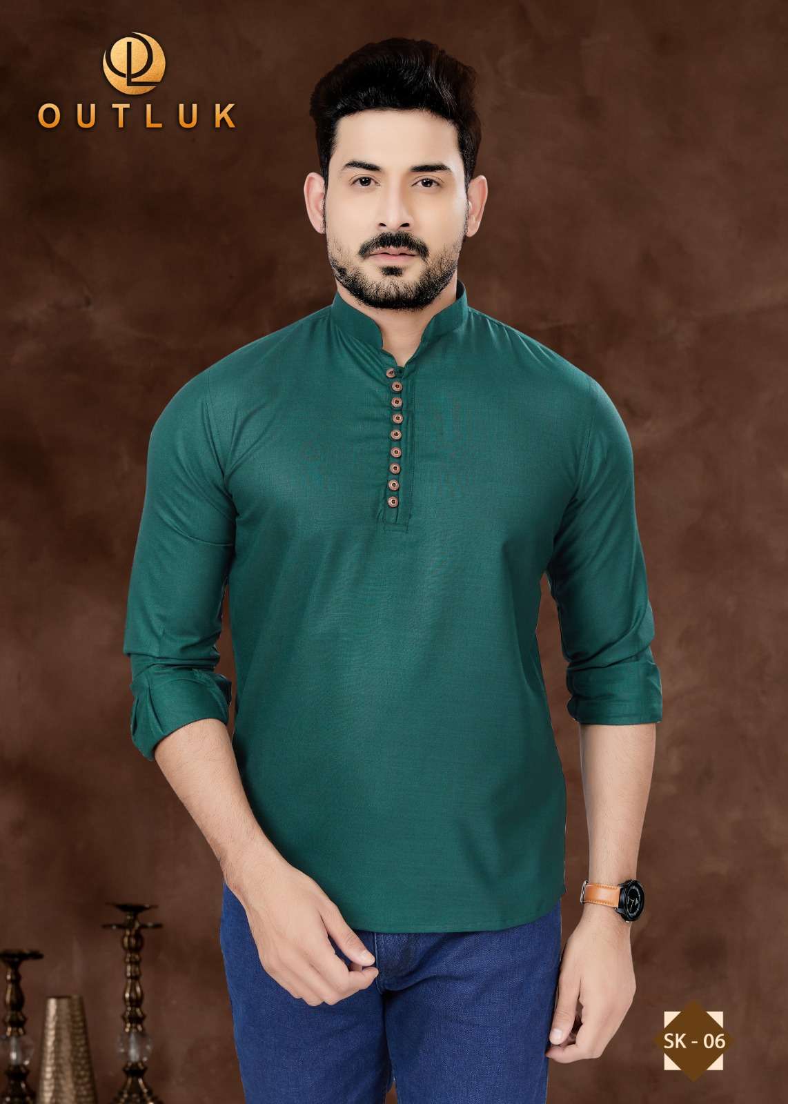 outluk short kurta vol 1 adorable short pure cotton kurta