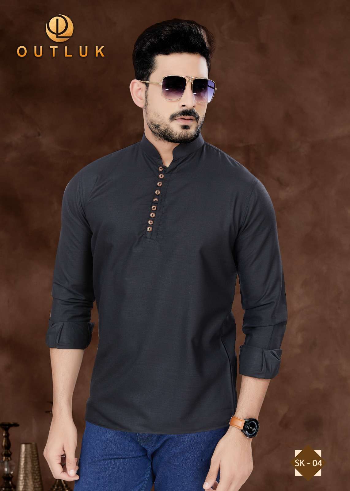 outluk short kurta vol 1 adorable short pure cotton kurta
