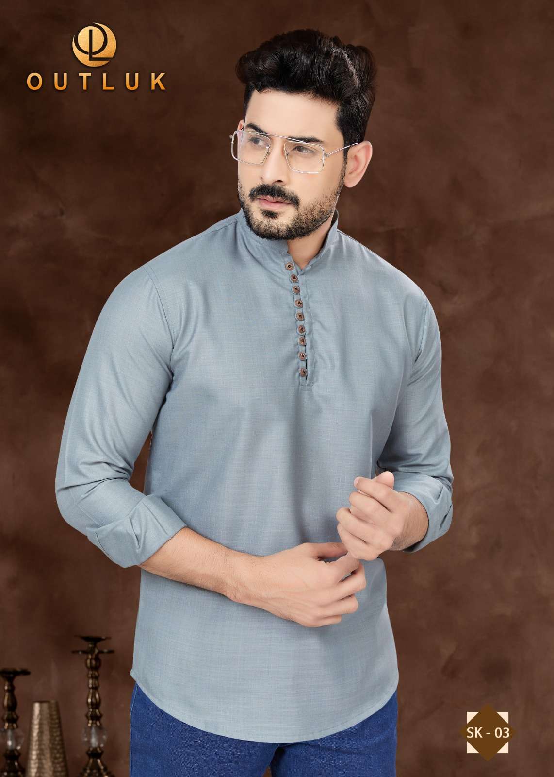 outluk short kurta vol 1 adorable short pure cotton kurta