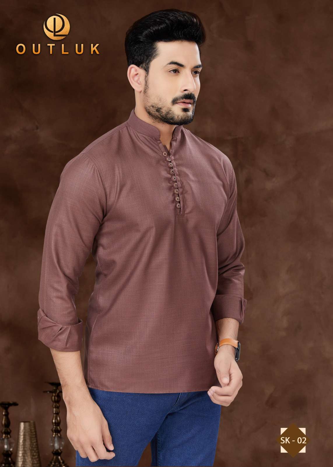 outluk short kurta vol 1 adorable short pure cotton kurta
