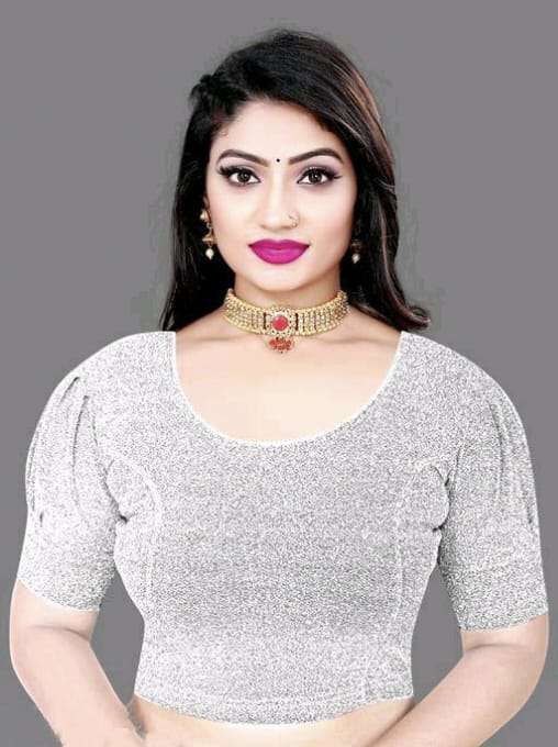 pr 705 crysta stylish corean balloon sleeve design readymade fancy blouse