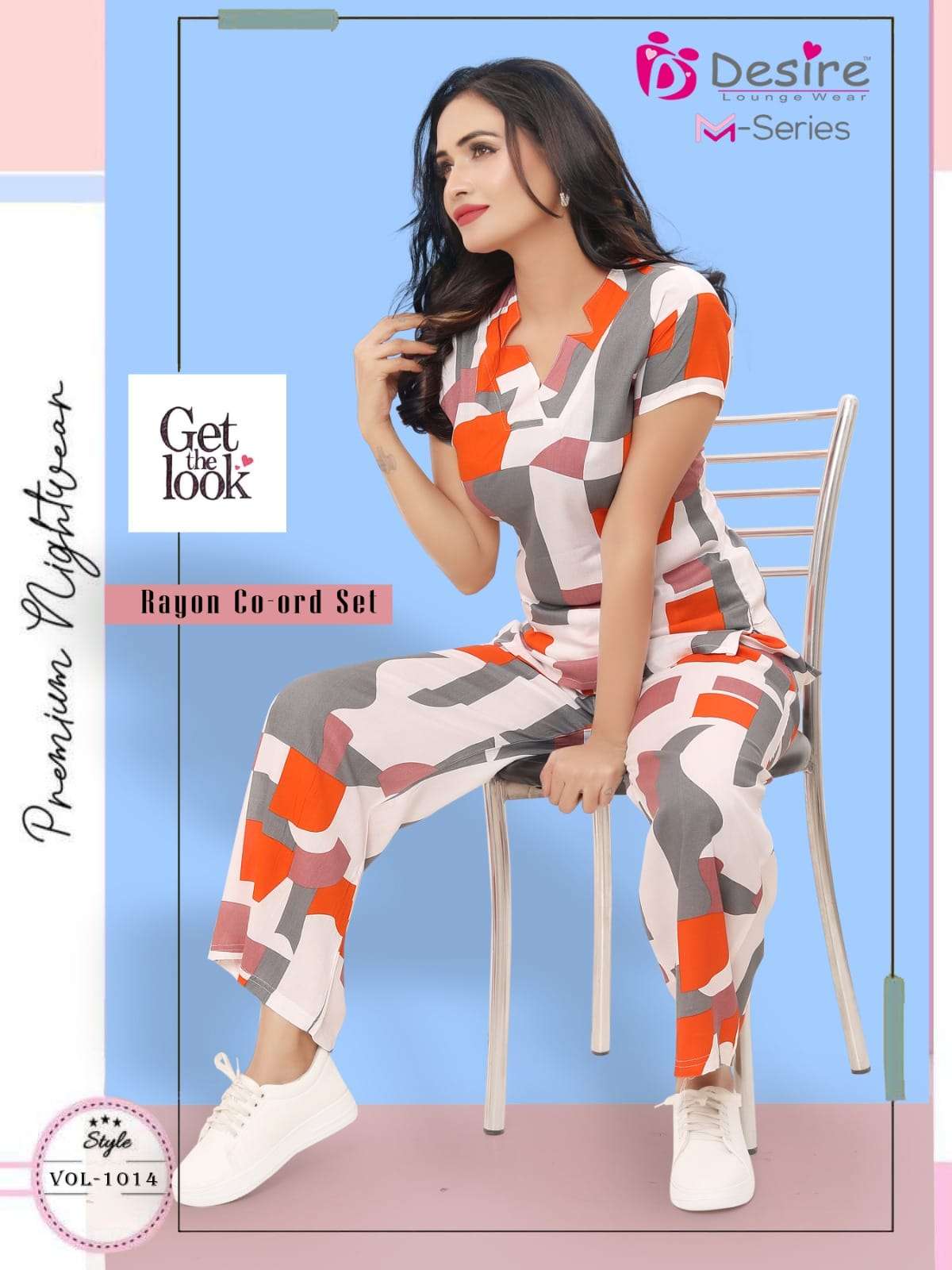desire rayon co-ord set readymade night wear for women catalog