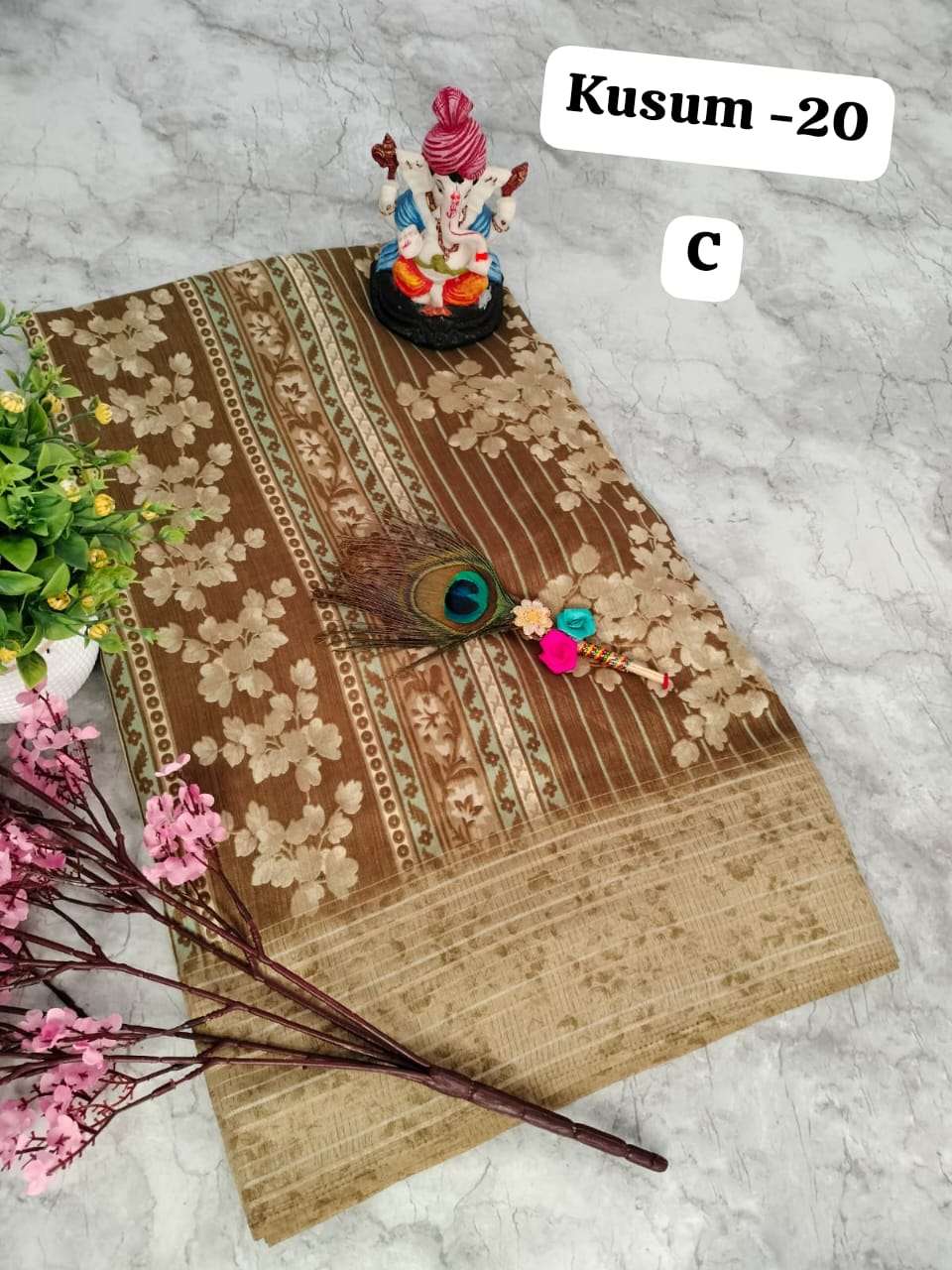 kalpavelly trendz kusum 20 fancy corsa silk saree supplier