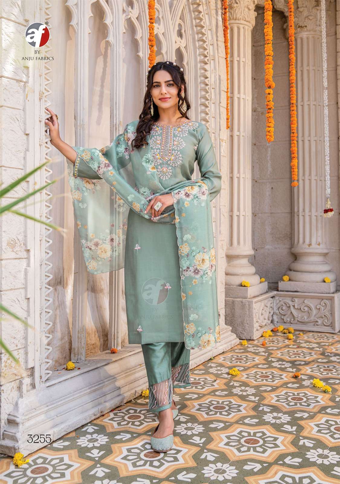 mayra vol 3 by anju fab fancy handwork readymade 3 peice salwar kameez catalog