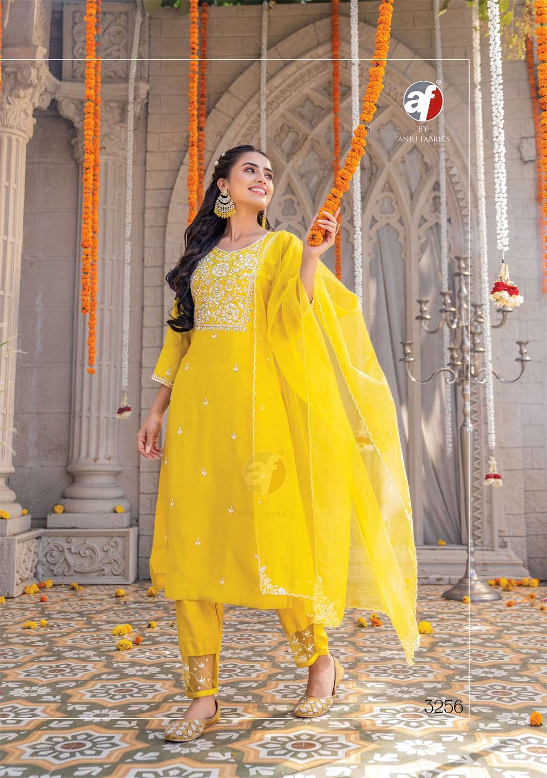 mayra vol 3 by anju fab fancy handwork readymade 3 peice salwar kameez catalog