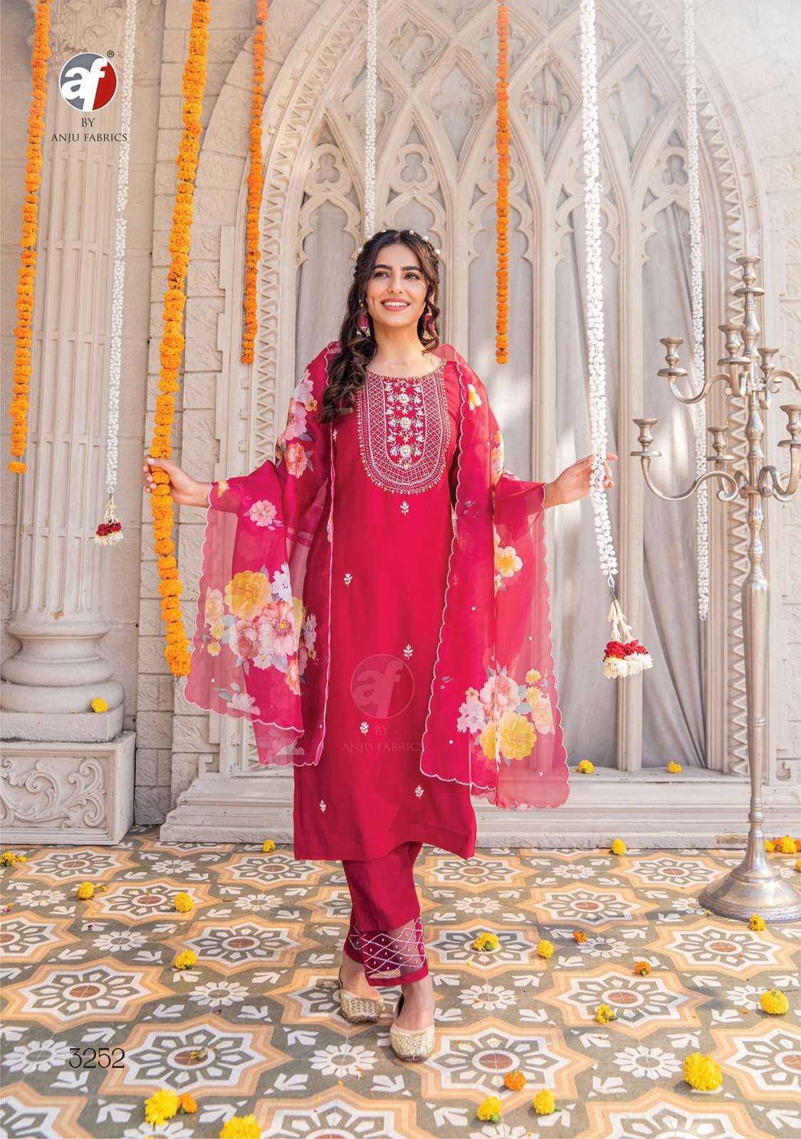 mayra vol 3 by anju fab fancy handwork readymade 3 peice salwar kameez catalog