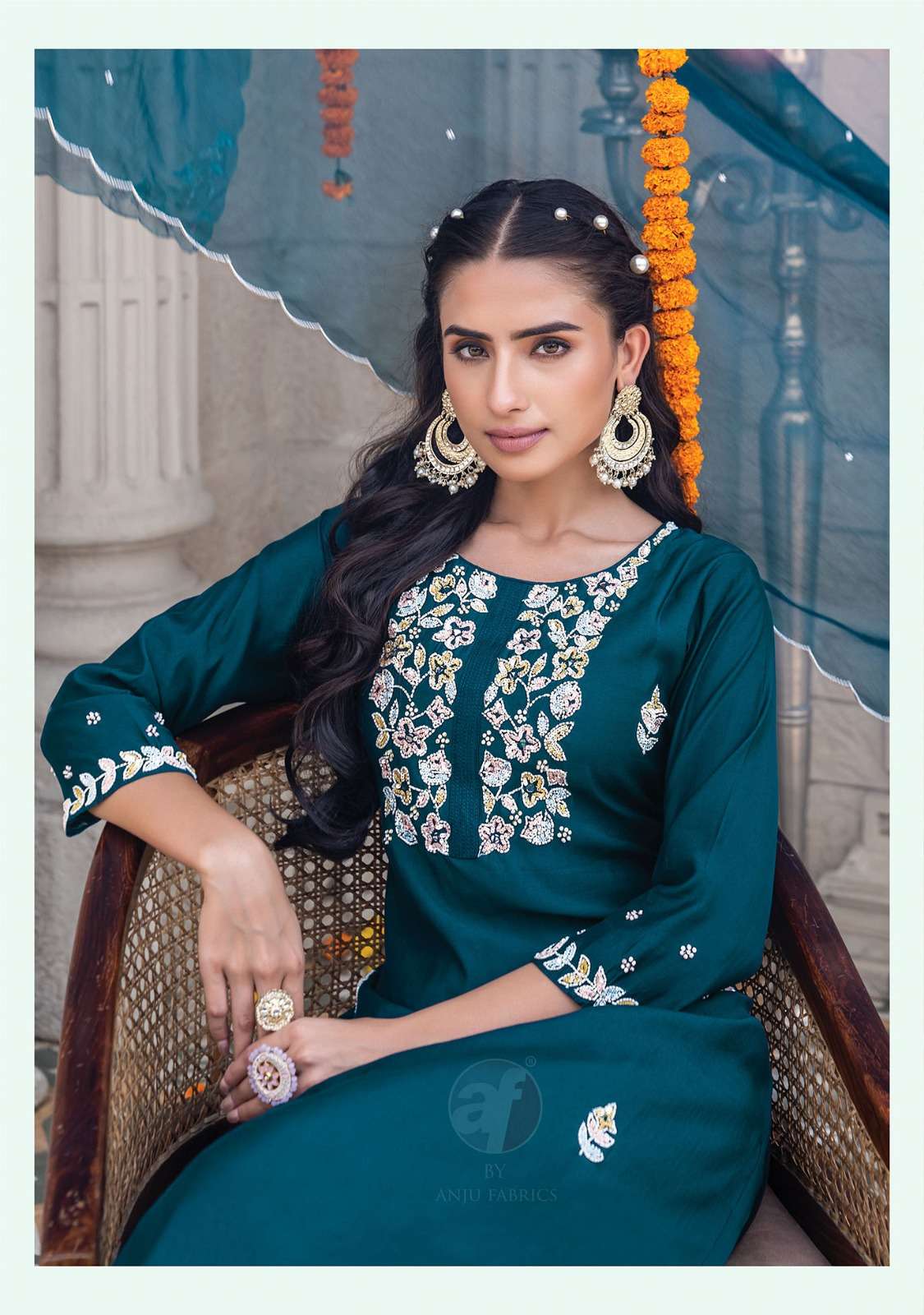 mayra vol 3 by anju fab fancy handwork readymade 3 peice salwar kameez catalog