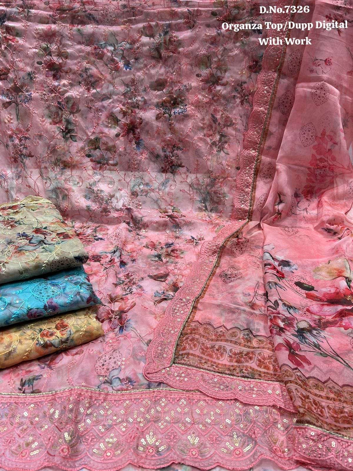 pr non catalog amazing work pakistani ladies suits