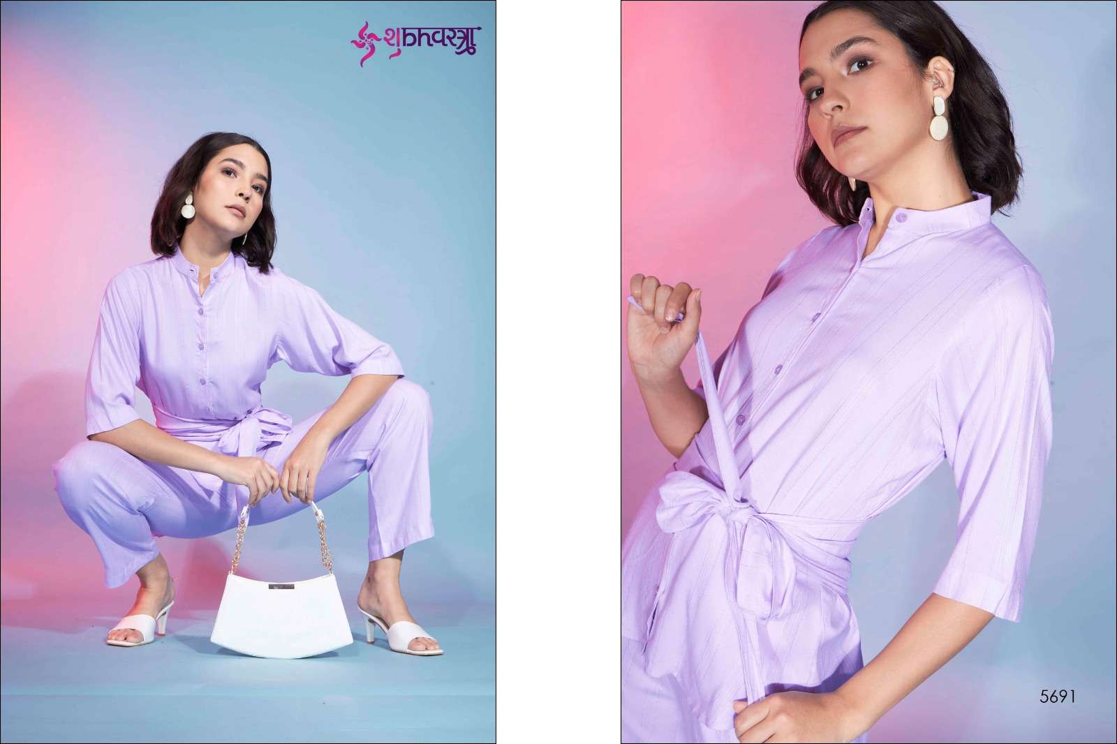 shubh vastra femella vol 9 fancy cord set amaizng shrug style tunic with pant catalog