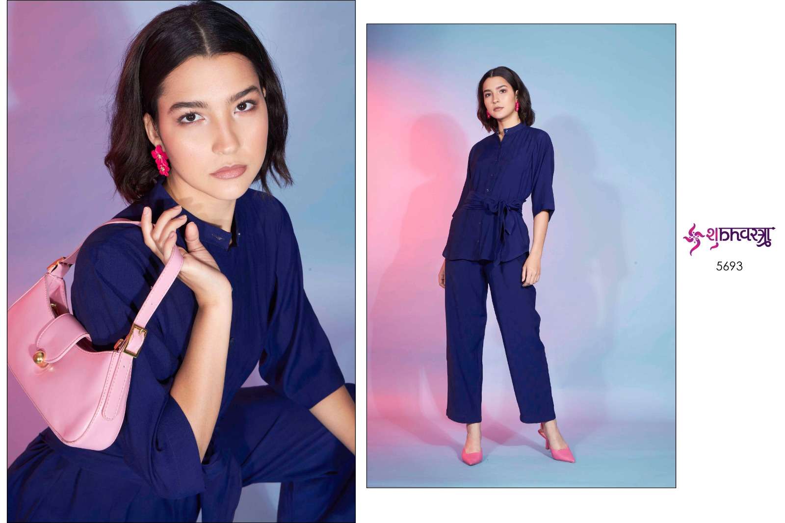 shubh vastra femella vol 9 fancy cord set amaizng shrug style tunic with pant catalog