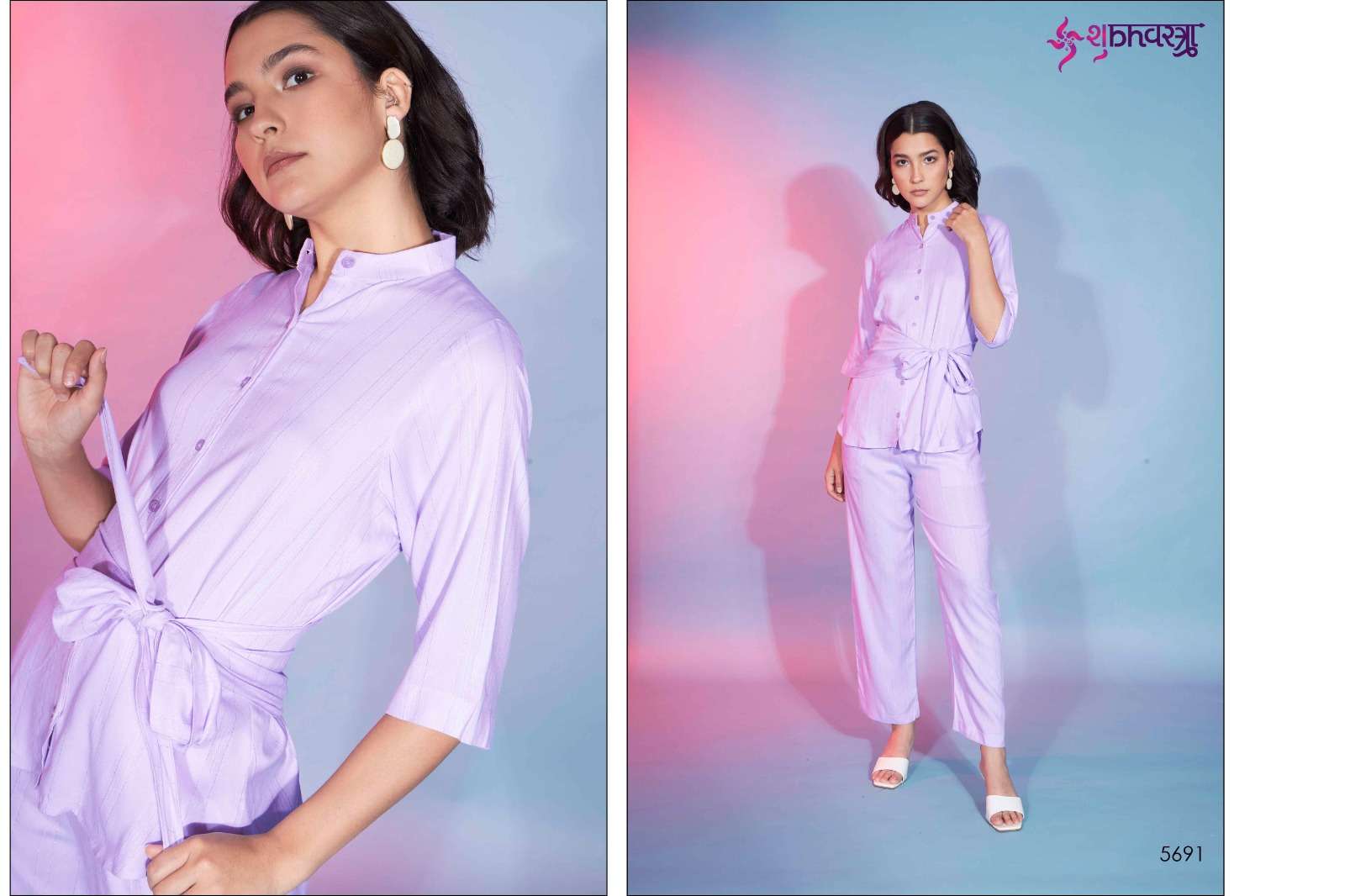 shubh vastra femella vol 9 fancy cord set amaizng shrug style tunic with pant catalog