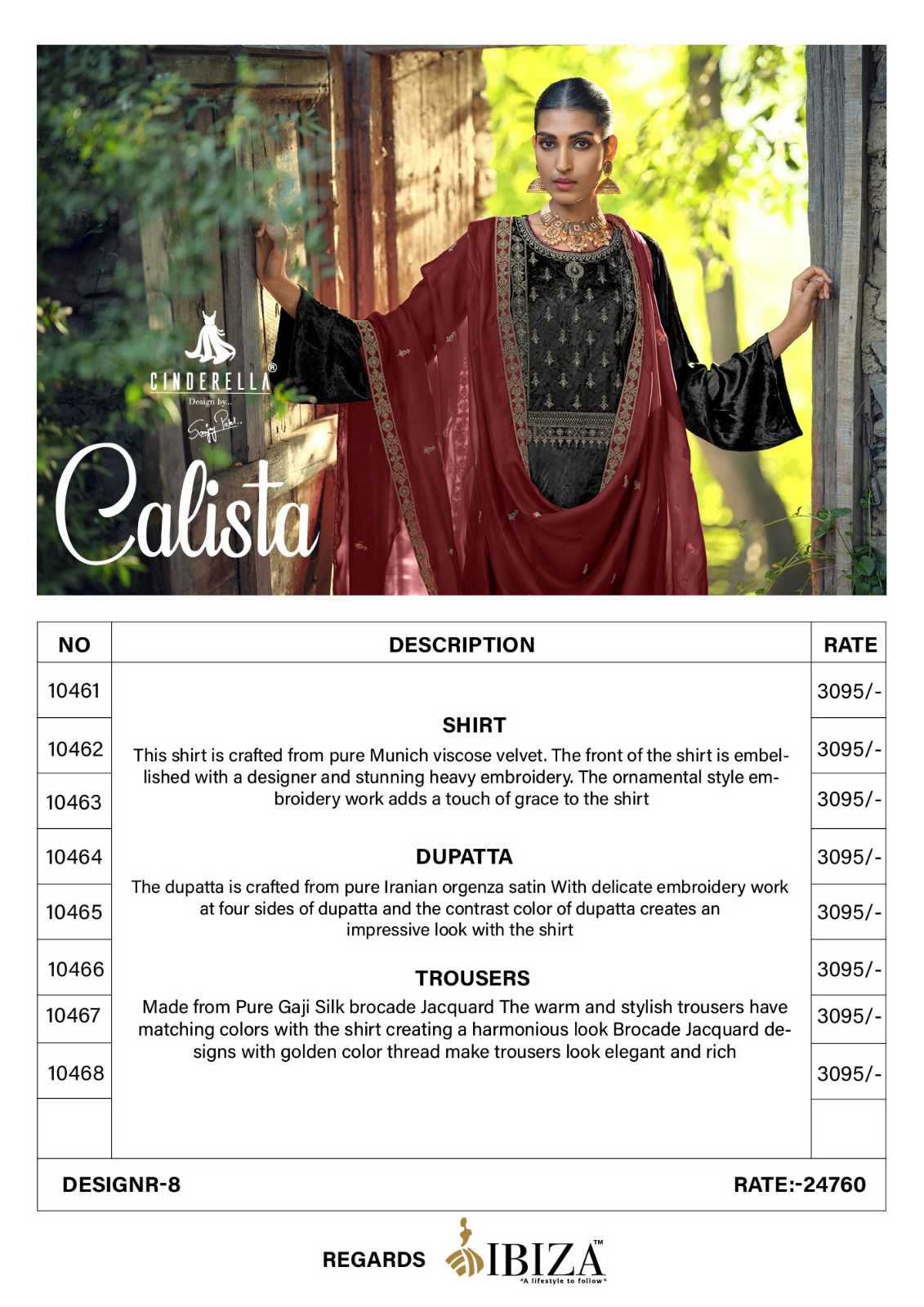 cinderella present calista designer winter wear pakistani unstitch suit catalog