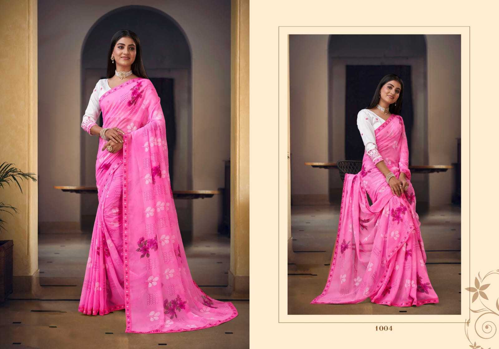 kala silk present ambar georgette new sarees catalog