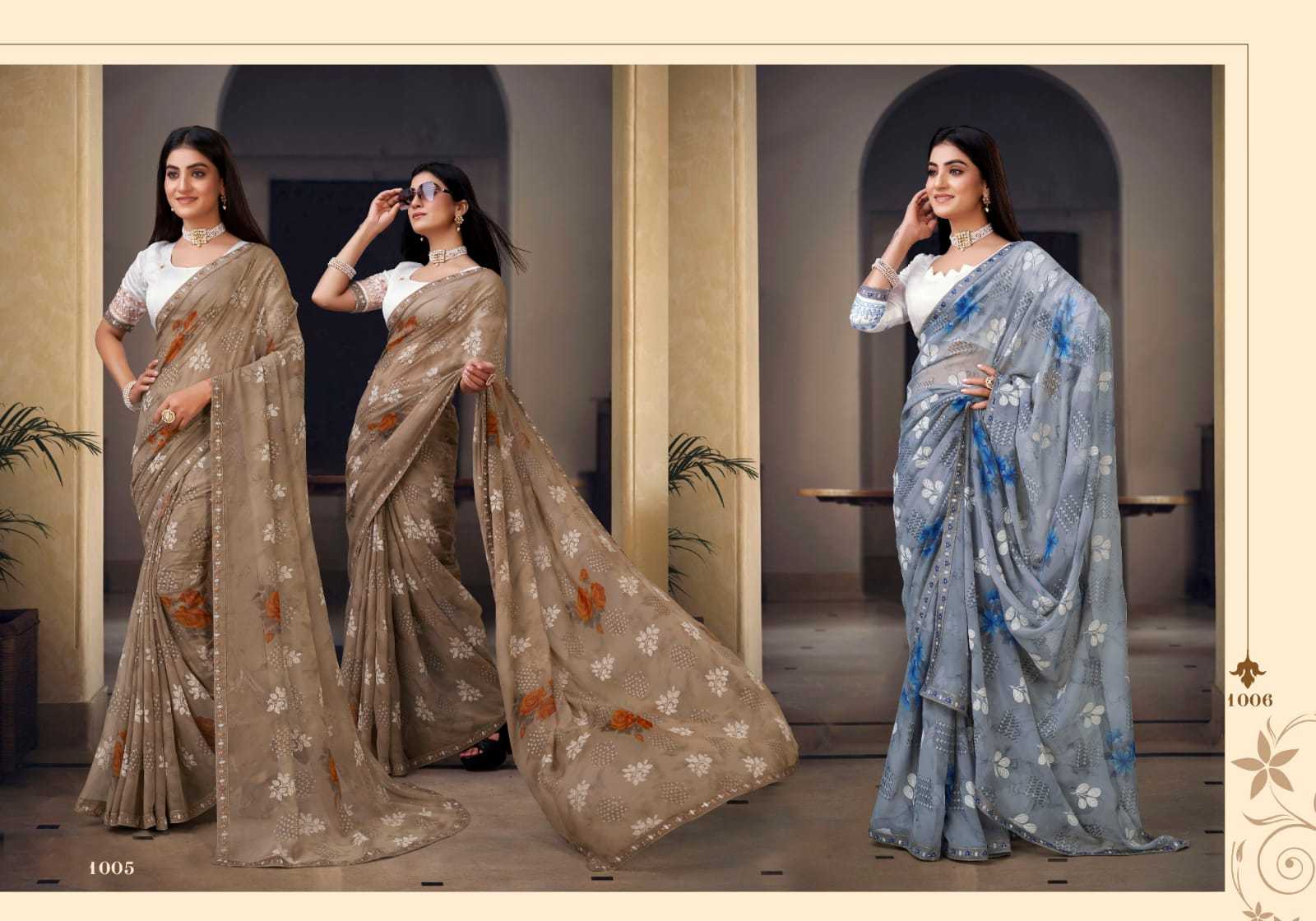 kala silk present ambar georgette new sarees catalog